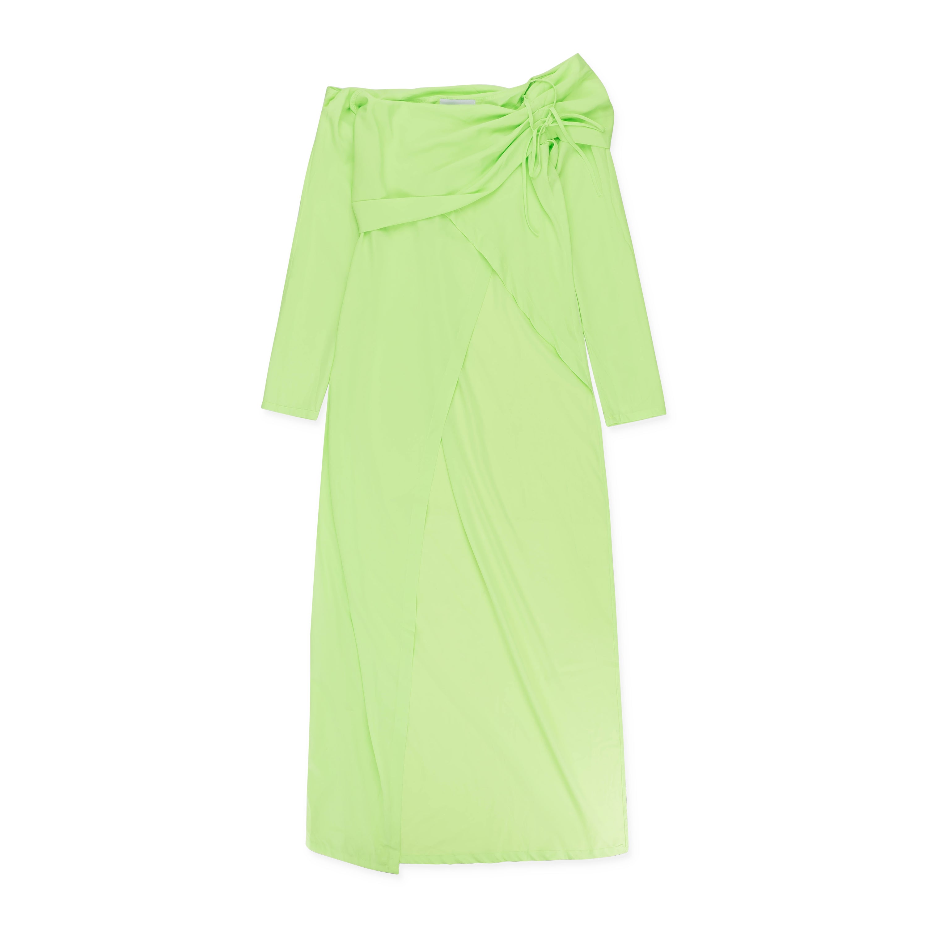 Платье макси лаймовое с открытыми плечами и одной бретелью WURST, зеленый
Платье макси лаймовое с открытыми плечами и одной бретелью WURST, зеленый
