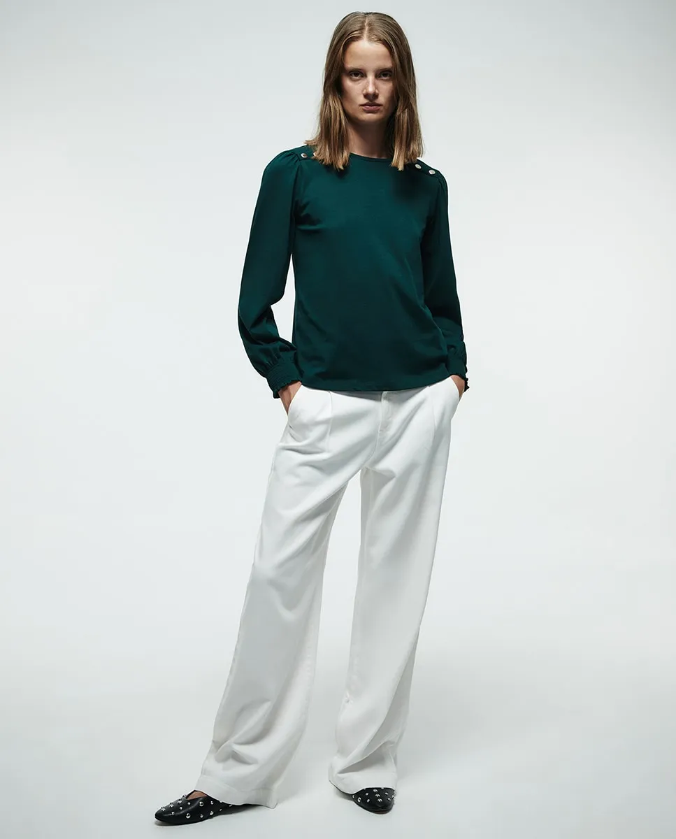 Футболка с пуговицами Sfera, темно-зеленый
Футболка с пуговицами Sfera, темно-зеленый