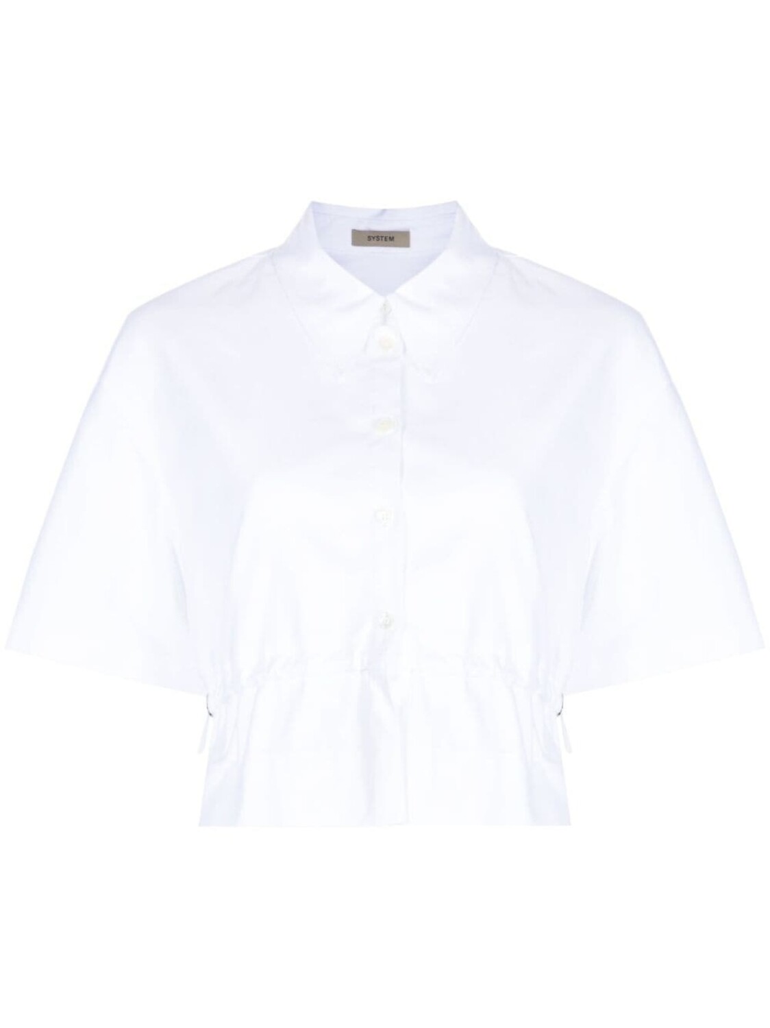 System рубашка с короткими рукавами и кулиской, белый
System рубашка с короткими рукавами и кулиской, белый