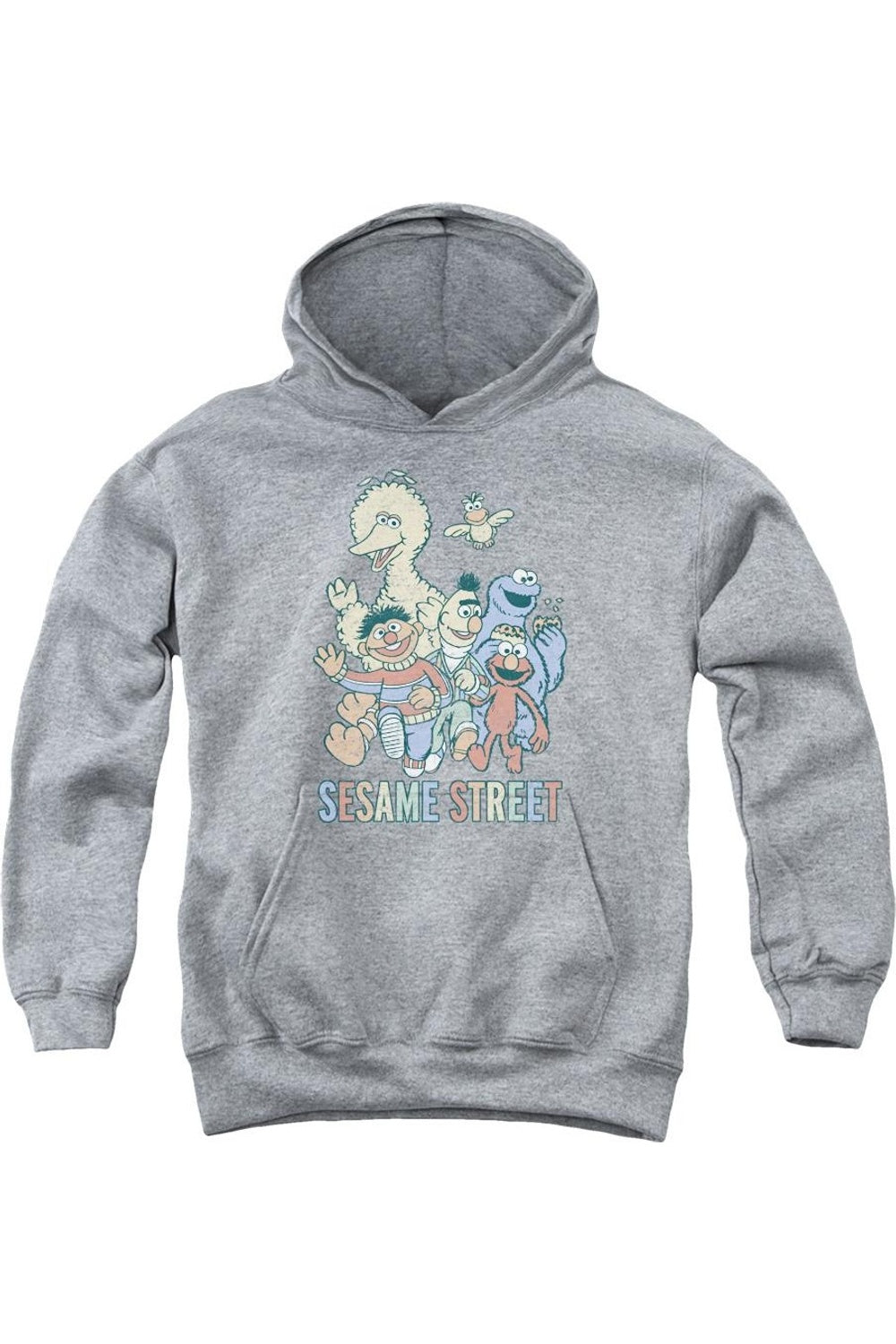 Sesame Street Яркая молодежная толстовка с капюшоном Gildan, Athletic Heather
Sesame Street Яркая молодежная толстовка с капюшоном Gildan, Athletic Heather