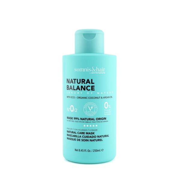 Натуральная маска для волос, 250 мл Somnis&Hair Natural balance
Натуральная маска для волос, 250 мл Somnis&Hair Natural balance