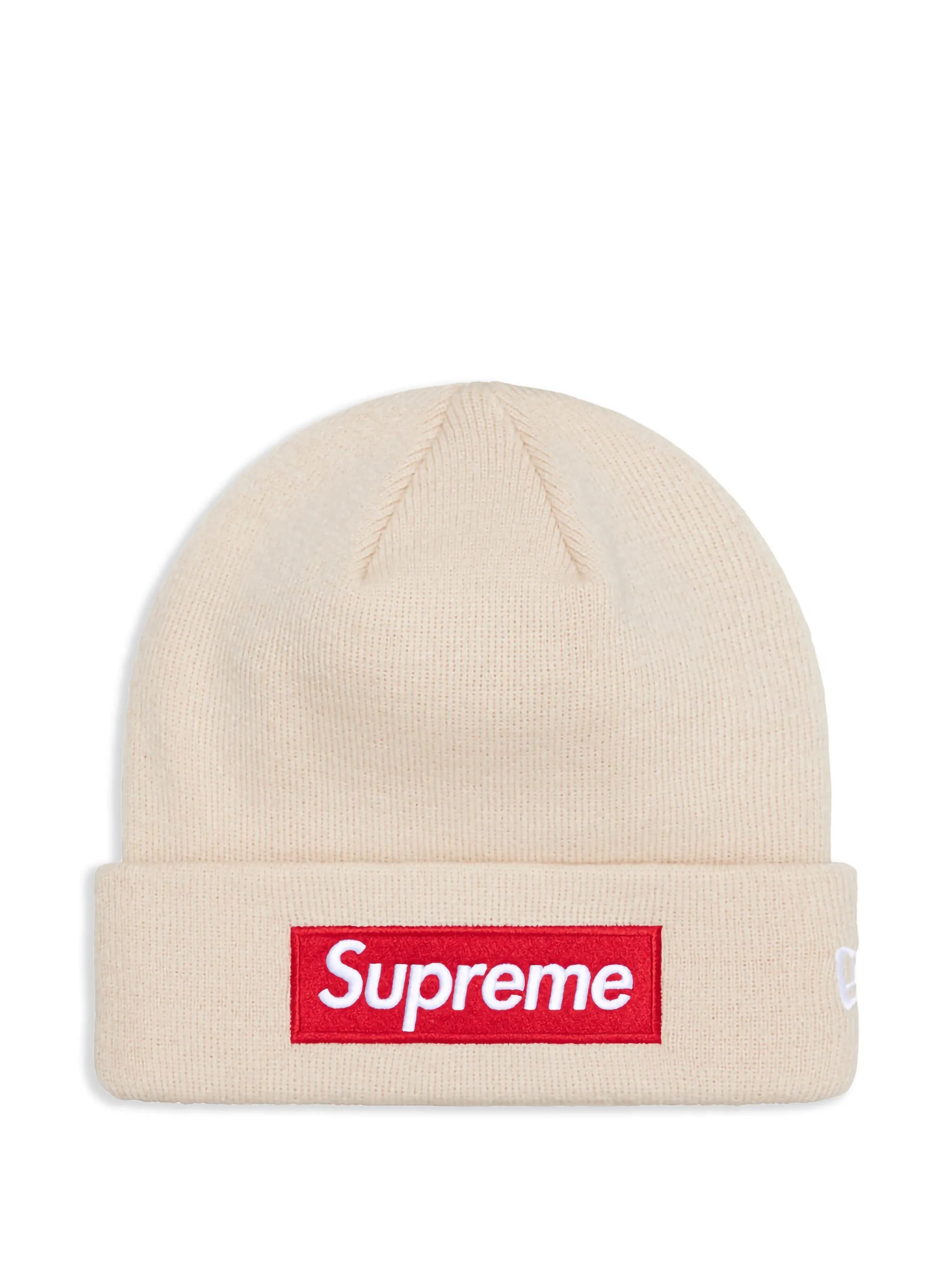 Шапка бини с логотипом из коллаборации с New Era Supreme, бежевый
Шапка бини с логотипом из коллаборации с New Era Supreme, бежевый