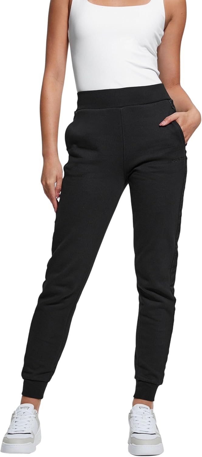 GUESS Womens Stacie Jogger, Jet Black
GUESS Womens Stacie Jogger, Jet Black