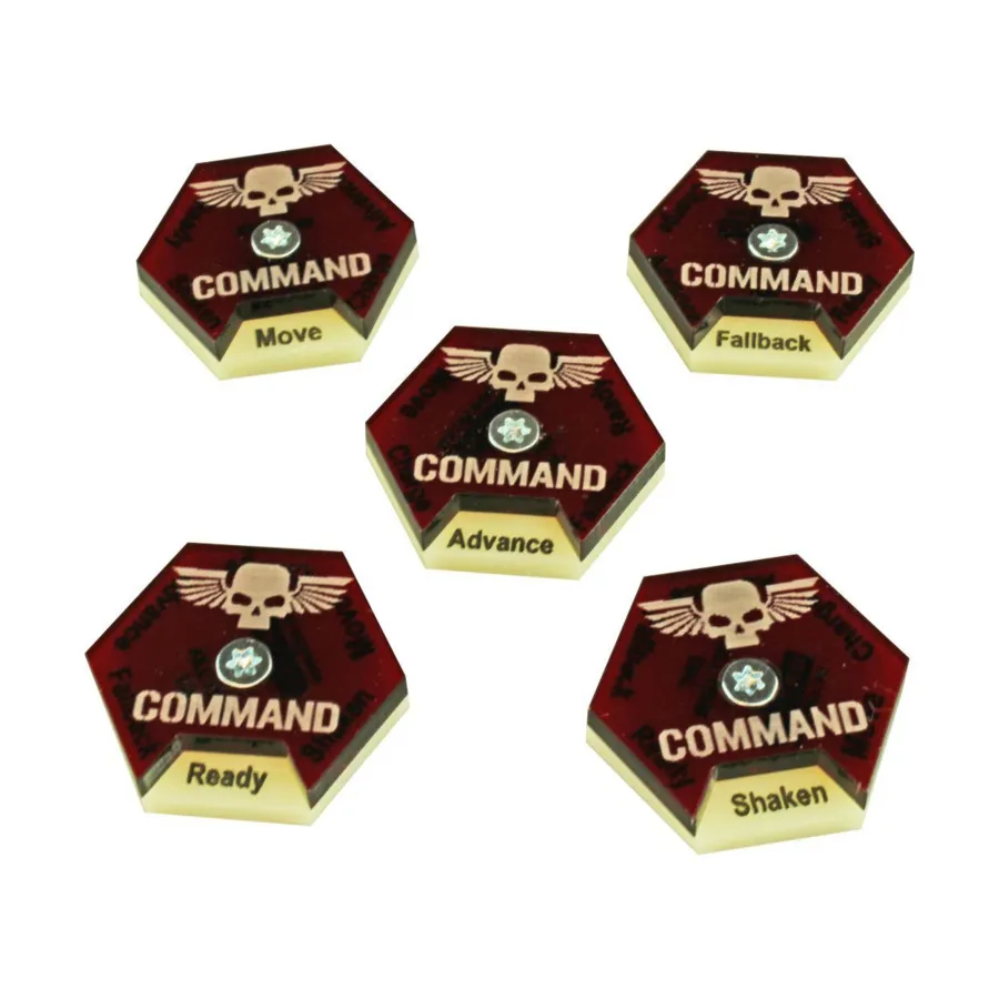 Диски управления, цвет слоновой кости и полупрозрачный красный, Warhammer 40k - Kill Team Accessories (Litko Aerosystems)
Диски управления, цвет слоновой кости и полупрозрачный красный, Warhammer 40k - Kill Team Accessories (Litko Aerosystems)