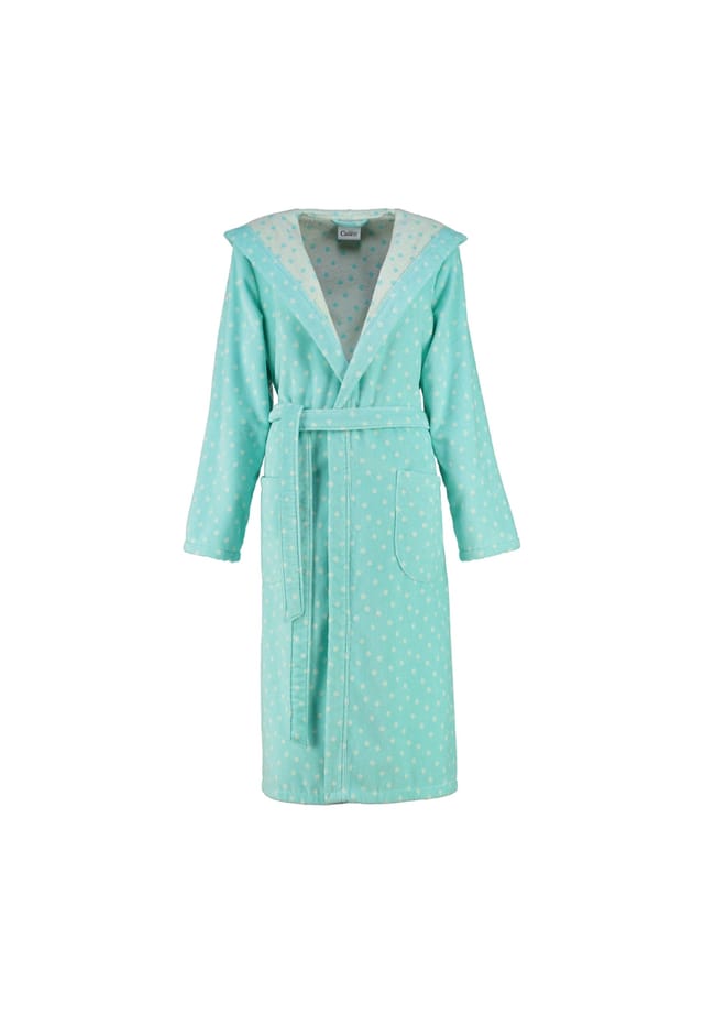 Халат капюшон горошек 5496 мята - 43 Cawö, зеленый
Халат капюшон горошек 5496 мята - 43 Cawö, зеленый