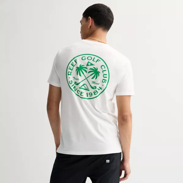 Мужская графическая футболка Reef, белый
Мужская графическая футболка Reef, белый
