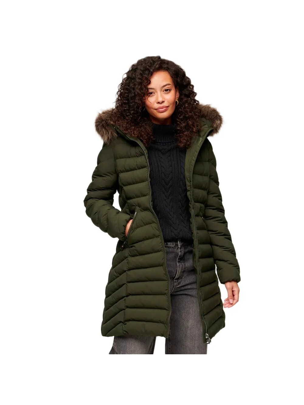 Пуховик фуджи Superdry, зеленый
Пуховик фуджи Superdry, зеленый
