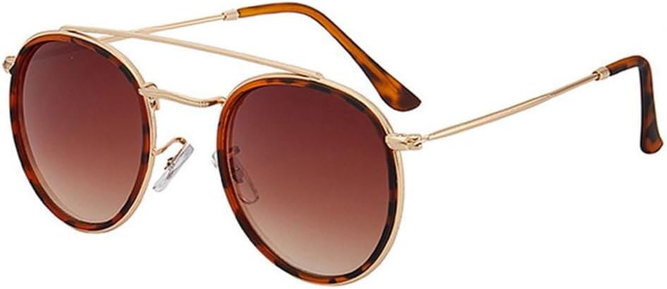 Ретро круглые металлические солнцезащитные очки для мужчин и женщин в стиле стимпанк, металлическая оправа, модные очки с защитой от УФ-излучения UV400 TYUVIVO, Leopard Darkgreen
Ретро круглые металлические солнцезащитные очки для мужчин и женщин в стиле стимпанк, металлическая оправа, модные очки с защитой от УФ-излучения UV400 TYUVIVO, Leopard Darkgreen