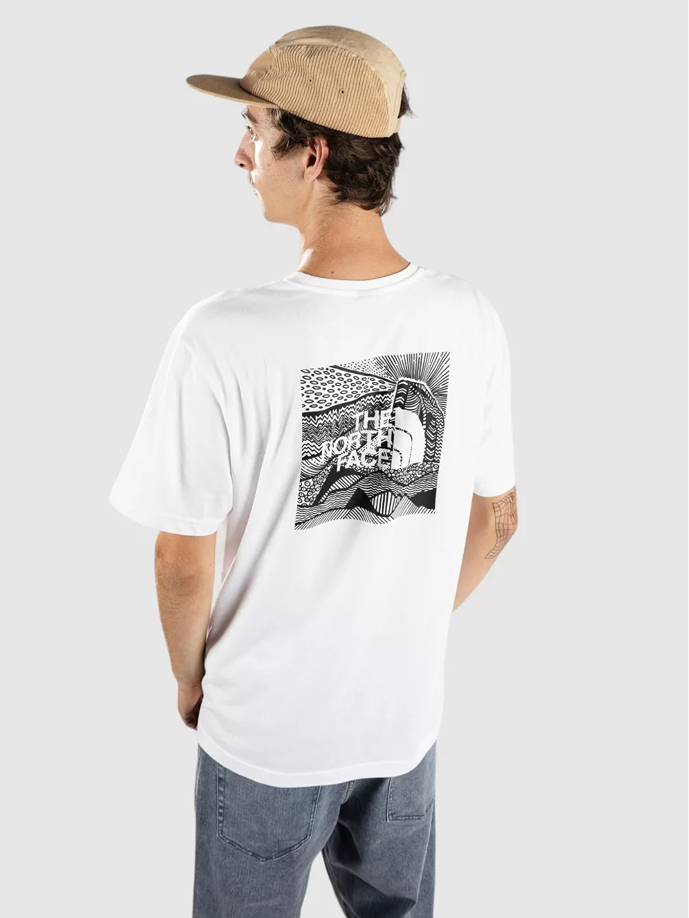 Праздничная футболка Redbox The North Face, белый 
Праздничная футболка Redbox The North Face, белый