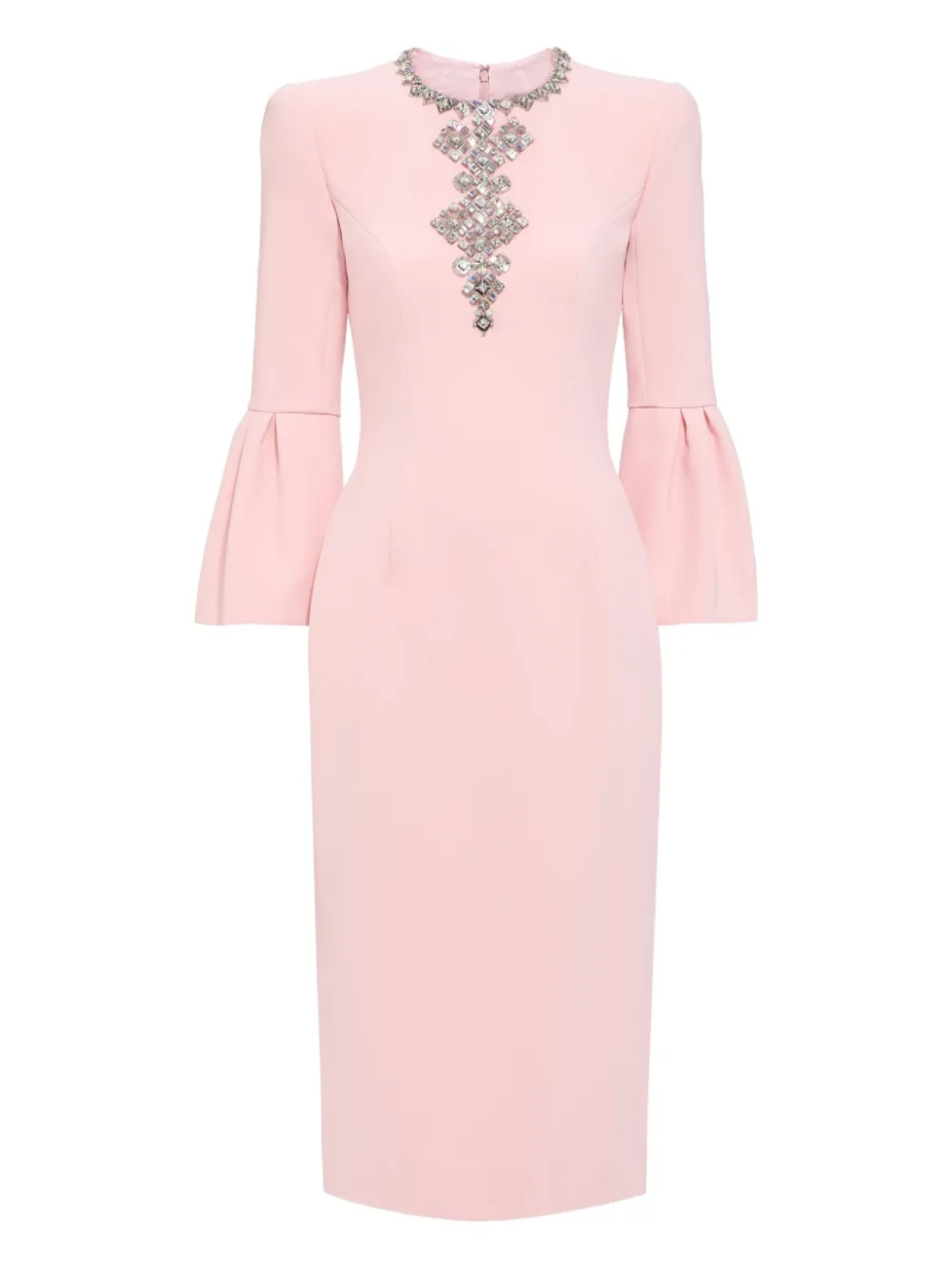 Jenny Packham декорированное платье с рукавами колокол, розовый
Jenny Packham декорированное платье с рукавами колокол, розовый