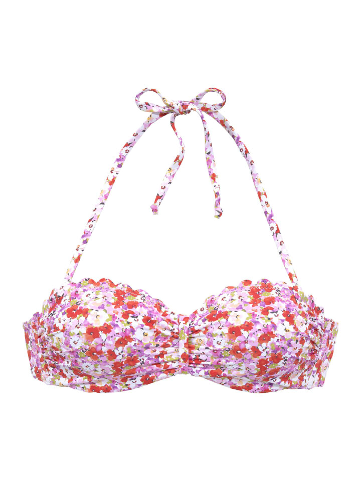 Верх бикини LASCANA, цвет rot/flieder
Верх бикини LASCANA, цвет rot/flieder