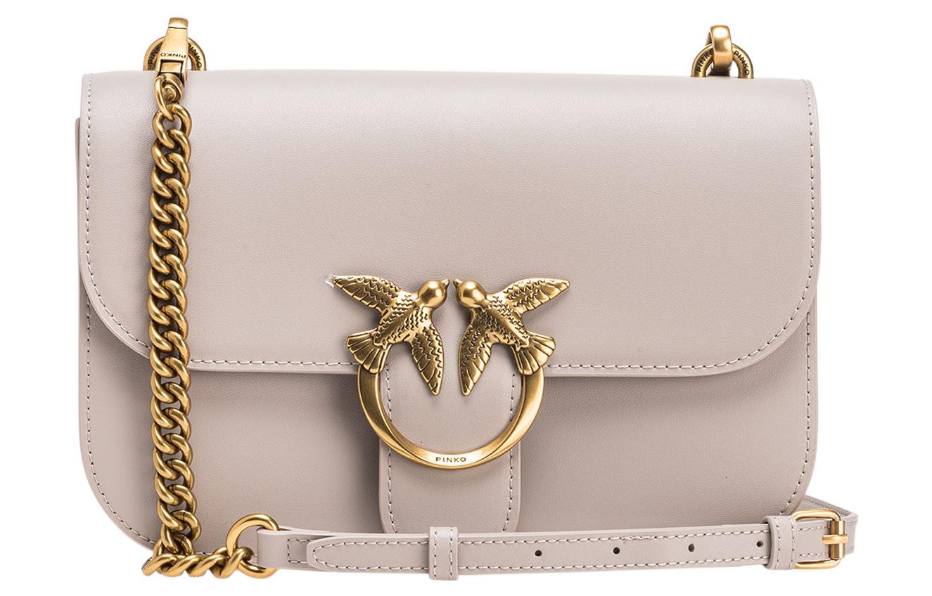 Сумка через плечо из телячьей кожи, кроссбоди обычная women's gray PINKO
Сумка через плечо из телячьей кожи, кроссбоди обычная women's gray PINKO