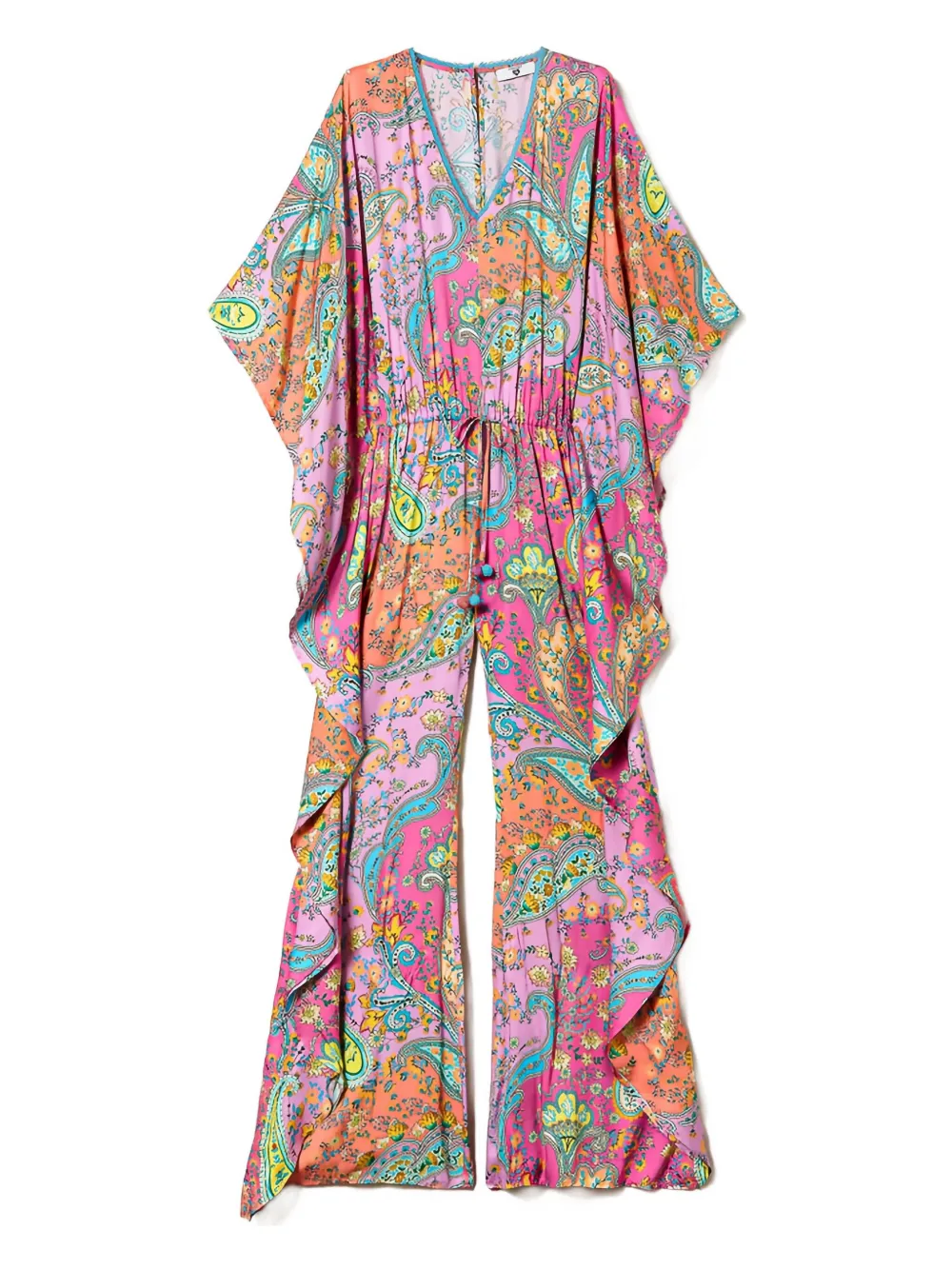 Комбинезон с оборками и узором пейсли TWINSET, розовый
Комбинезон с оборками и узором пейсли TWINSET, розовый