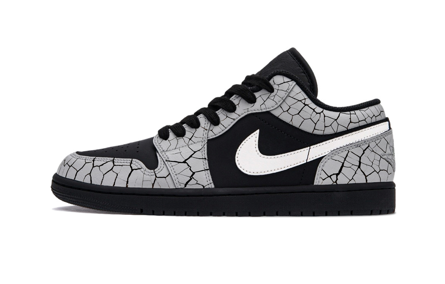 Jordan Кроссовки Air 1 Crackle AJ с амортизацией, износостойкие низкие винтажные баскетбольные кроссовки для мужчин, черный, серый, белый
Jordan Кроссовки Air 1 Crackle AJ с амортизацией, износостойкие низкие винтажные баскетбольные кроссовки для мужчин, черный, серый, белый