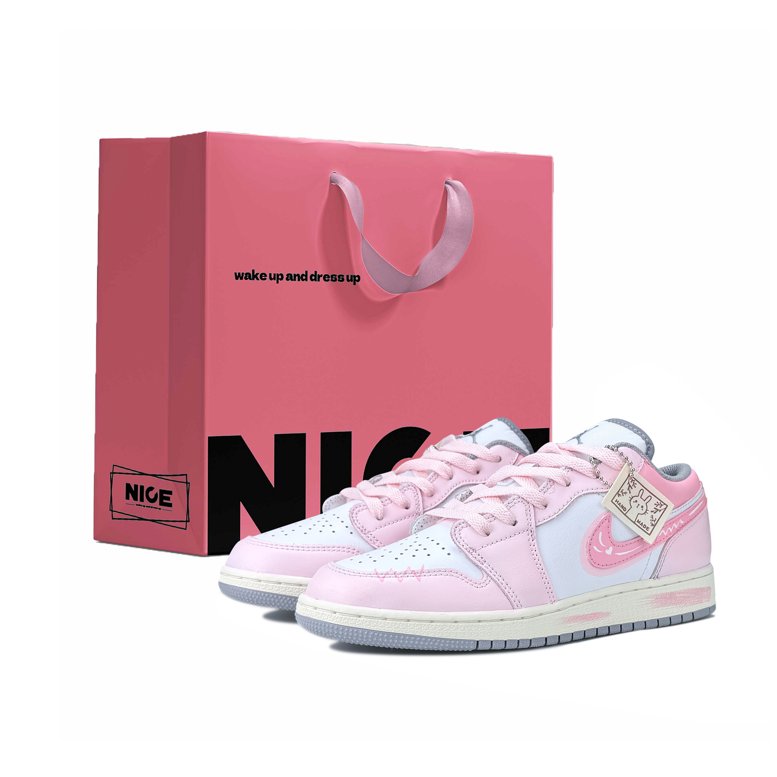 Баскетбольные кроссовки Air 1 для детей начальной школы Jordan, розовый
Баскетбольные кроссовки Air 1 для детей начальной школы Jordan, розовый