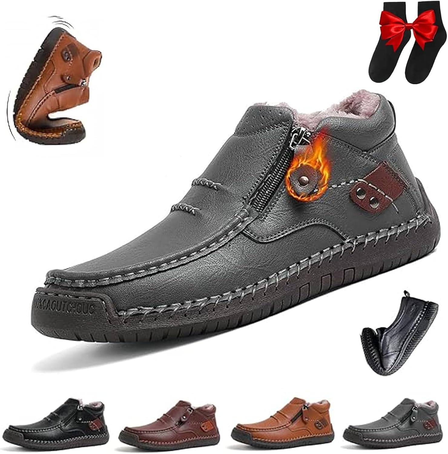 Мужские кожаные ортопедические ботинки без застежки, мужские ручной работы премиальные кожаные ботинки для вождения без застежки, широкий носок, поддержка свода стопы, водонепроницаемые, нескользящие, с боковой молнией, полуботинки Ghtrhsb, серы...
Мужские кожаные ортопедические ботинки без застежки, мужские ручной работы премиальные кожаные ботинки для вождения без застежки, широкий носок, поддержка свода стопы, водонепроницаемые, нескользящие, с боковой молнией, полуботинки Ghtrhsb, серы...