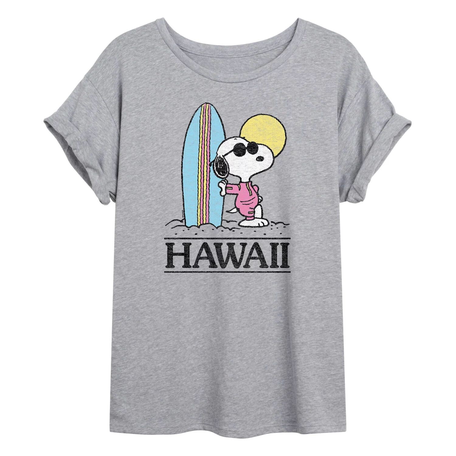 Детская большая футболка с рисунком Peanuts Snoopy "Hawaii" Licensed Character
Детская большая футболка с рисунком Peanuts Snoopy "Hawaii" Licensed Character