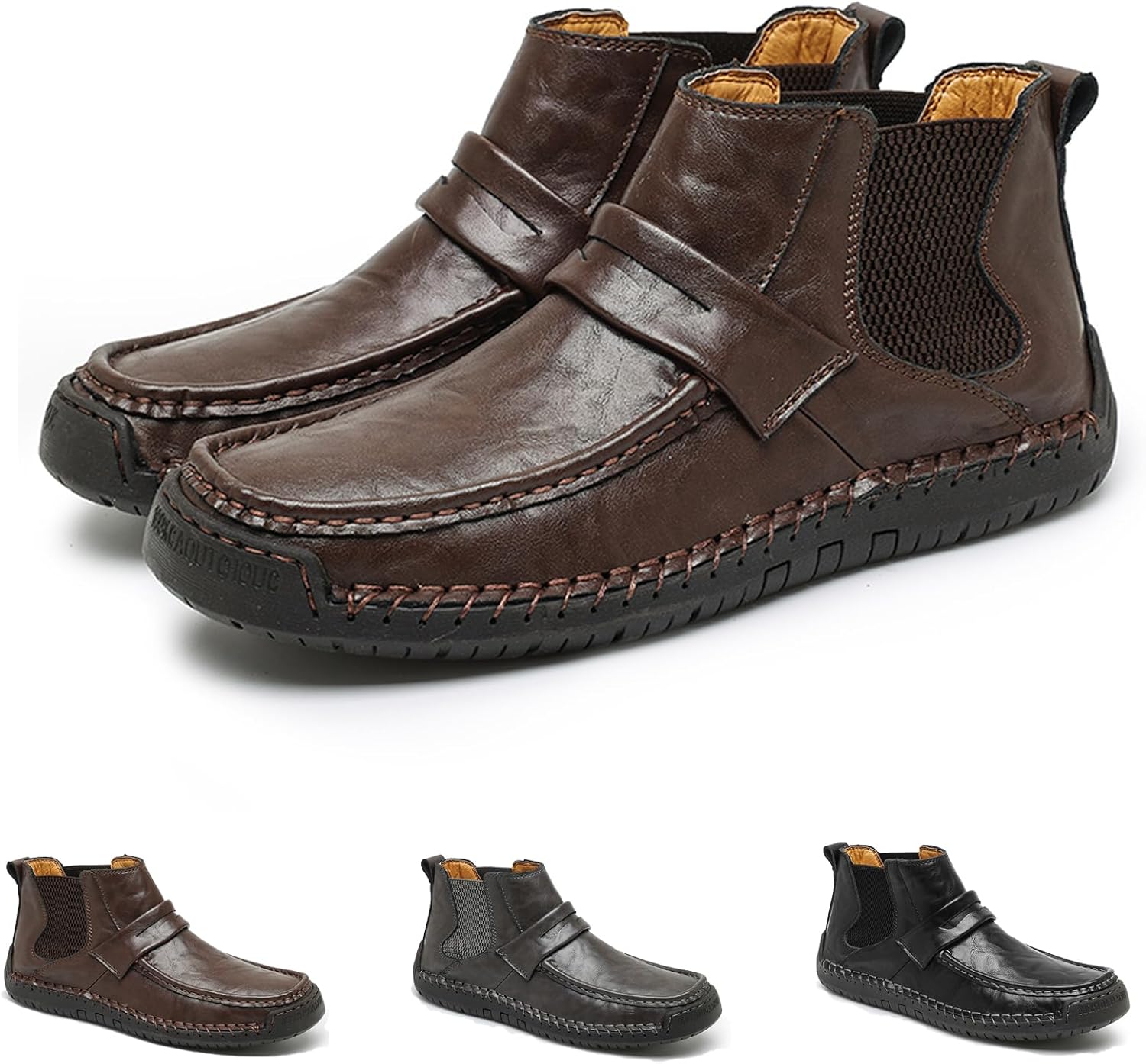 Мужские модные кожаные ботинки на платье, слипоны, повседневные лоферы, стильные и удобные шнурованные ботинки для походов Aqixidx, коричневый
Мужские модные кожаные ботинки на платье, слипоны, повседневные лоферы, стильные и удобные шнурованные ботинки для походов Aqixidx, коричневый