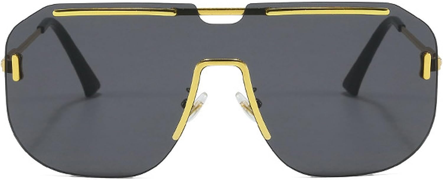 Большие квадратные солнцезащитные очки для женщин, модные очки 2025 года с плоской верхней частью и градиентными линзами, цельные очки для мужчин, ретро-очки без оправы mincl, Black
Большие квадратные солнцезащитные очки для женщин, модные очки 2025 года с плоской верхней частью и градиентными линзами, цельные очки для мужчин, ретро-очки без оправы mincl, Black