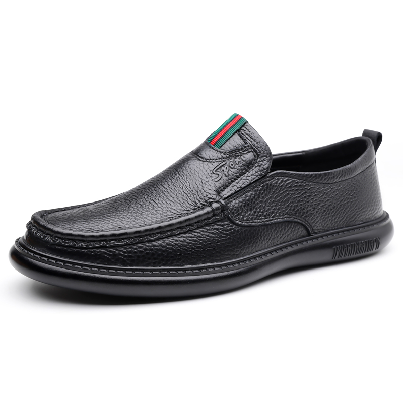 SENJIALUO Повседневные кожаные туфли мужские низкие, черные
SENJIALUO Повседневные кожаные туфли мужские низкие, черные