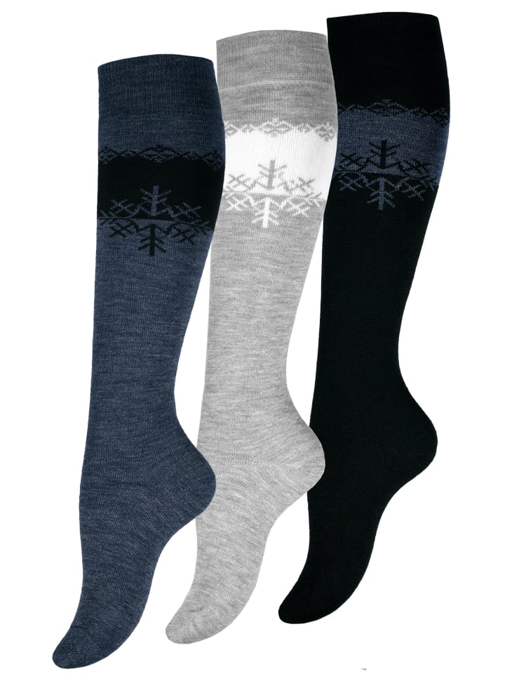 Носки Cotton Prime THERMO Kniestrümpfe 3 Paar, Eiskristall-Muster, цвет Schwarz/Grau/Blau
Носки Cotton Prime THERMO Kniestrümpfe 3 Paar, Eiskristall-Muster, цвет Schwarz/Grau/Blau