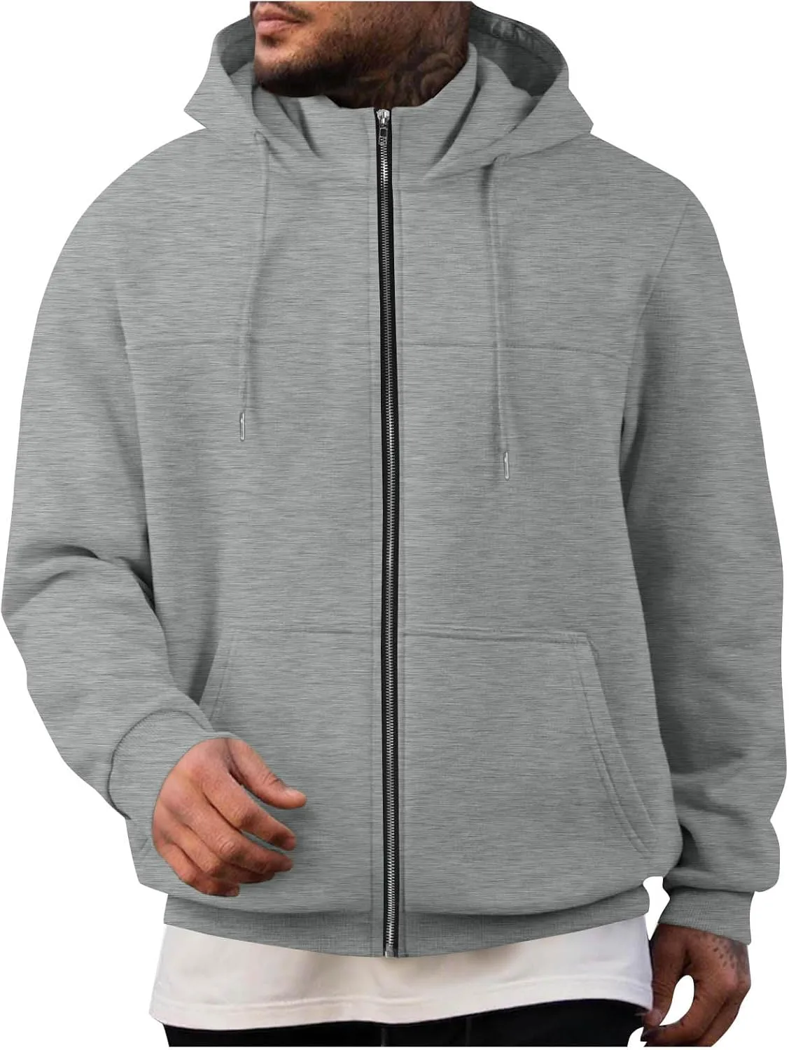 Мужской худи с капюшоном на молнии, свободный, с карманами-кенгуру
Мужской худи с капюшоном на молнии, свободный, с карманами-кенгуру