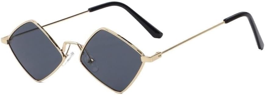 Солнцезащитные очки в форме бриллианта для женщин и мужчин, металлические солнцезащитные очки неправильной формы, женские солнцезащитные очки с цветными линзами LXLHWN, Gold-black Gray
Солнцезащитные очки в форме бриллианта для женщин и мужчин, металлические солнцезащитные очки неправильной формы, женские солнцезащитные очки с цветными линзами LXLHWN, Gold-black Gray