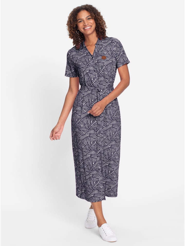 Платье из джерси с принтом темно-синего и белого цветов WITT WEIDEN
Платье из джерси с принтом темно-синего и белого цветов WITT WEIDEN