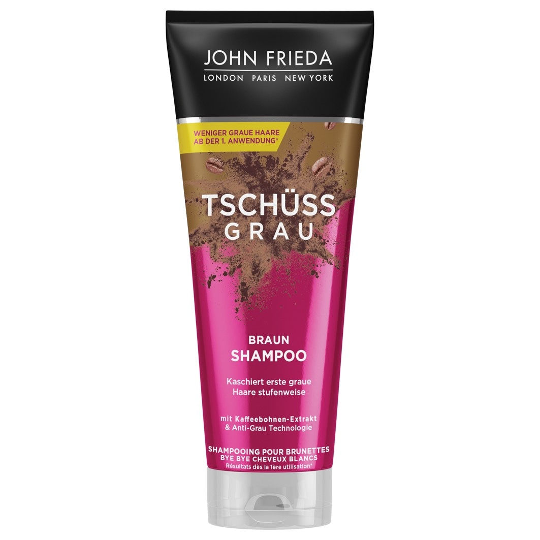 Шампунь tschüss grau brown John Frieda, объем 250 мл
Шампунь tschüss grau brown John Frieda, объем 250 мл