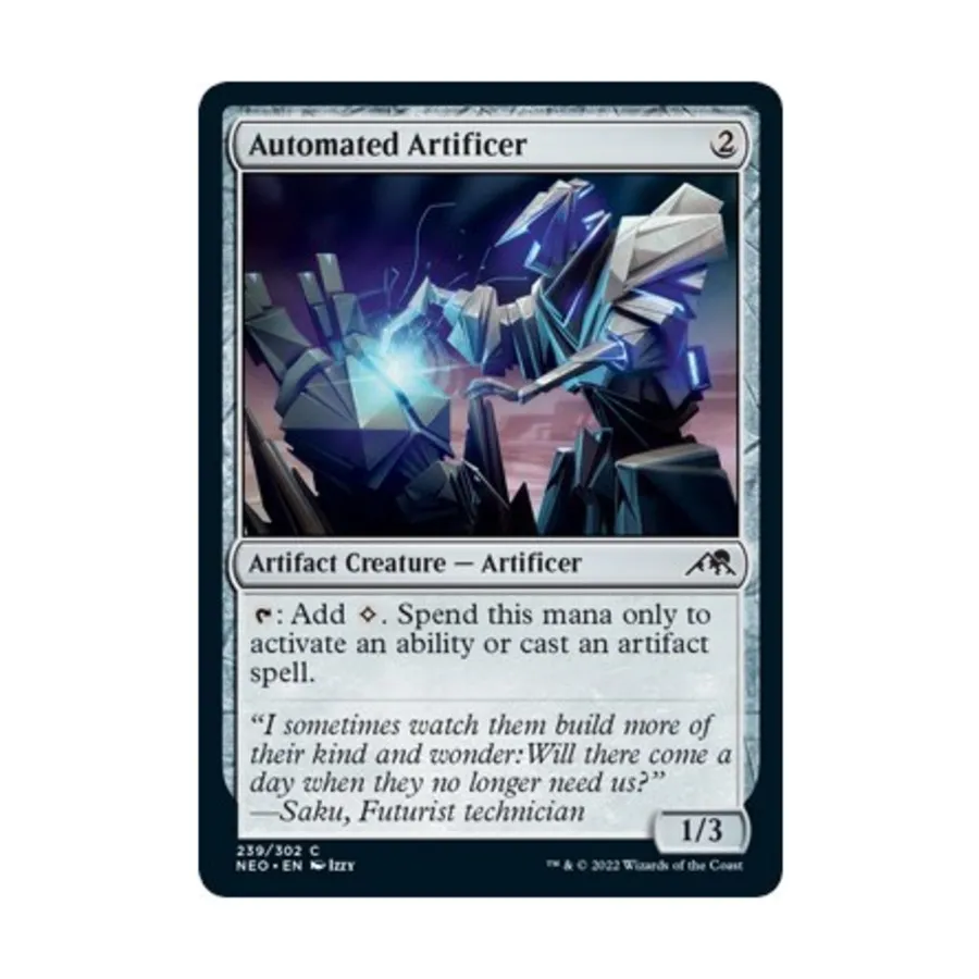 CCG Автоматизированный ремесленник (С), MTG - Kamigawa : Neon Dynasty
CCG Автоматизированный ремесленник (С), MTG - Kamigawa : Neon Dynasty