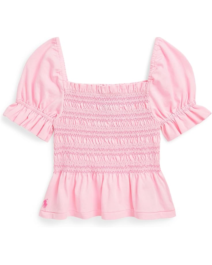 Топ Polo Ralph Lauren Kids Smocked Cotton Jersey Peplum Top, цвет Carmel Pink
Топ Polo Ralph Lauren Kids Smocked Cotton Jersey Peplum Top, цвет Carmel Pink