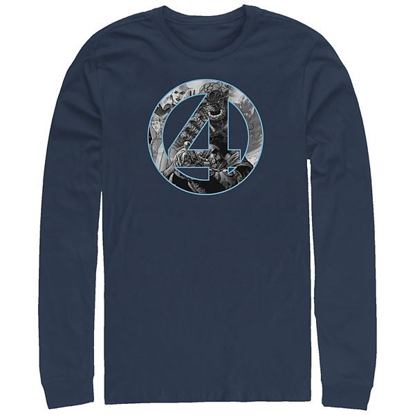 Футболка с длинным рукавом Big & tall с логотипом Фантастической четверки Marvel
Футболка с длинным рукавом Big & tall с логотипом Фантастической четверки Marvel