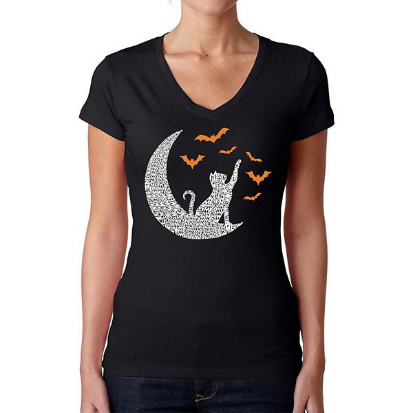 Футболка с V-образным вырезом и принтом для женщин Lunar bats La Pop Art
Футболка с V-образным вырезом и принтом для женщин Lunar bats La Pop Art