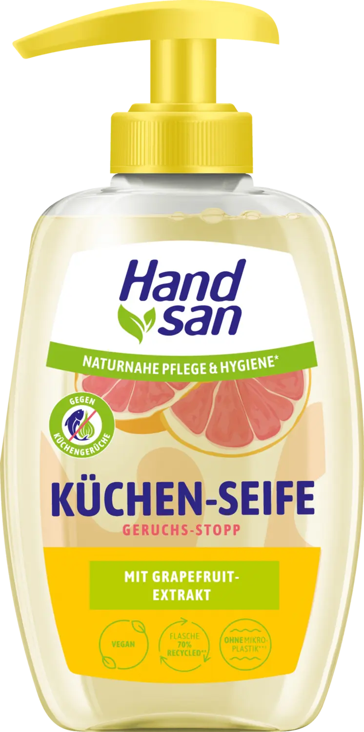 Жидкое мыло Handsan Küchenseife Geruchs-Stopp
Жидкое мыло Handsan Küchenseife Geruchs-Stopp