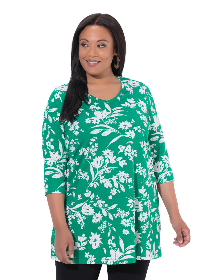 Ulla Popken Длинная футболка летнего зеленого цвета, Зеленый, Ulla Popken Длинная футболка летнего зеленого цвета
Ulla Popken Длинная футболка летнего зеленого цвета, Зеленый, Ulla Popken Длинная футболка летнего зеленого цвета