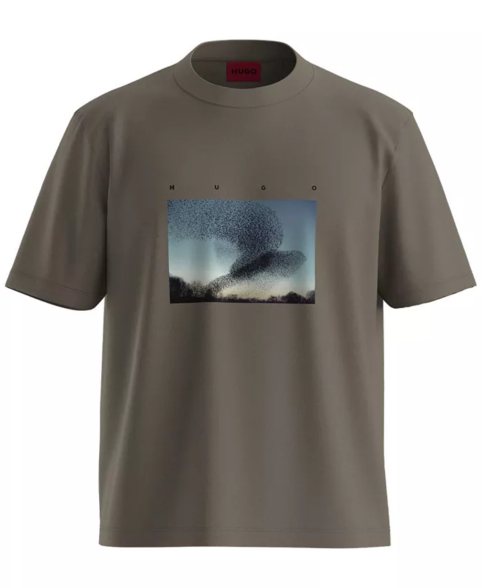 Мужская футболка с принтом Hugo Boss, серый
Мужская футболка с принтом Hugo Boss, серый