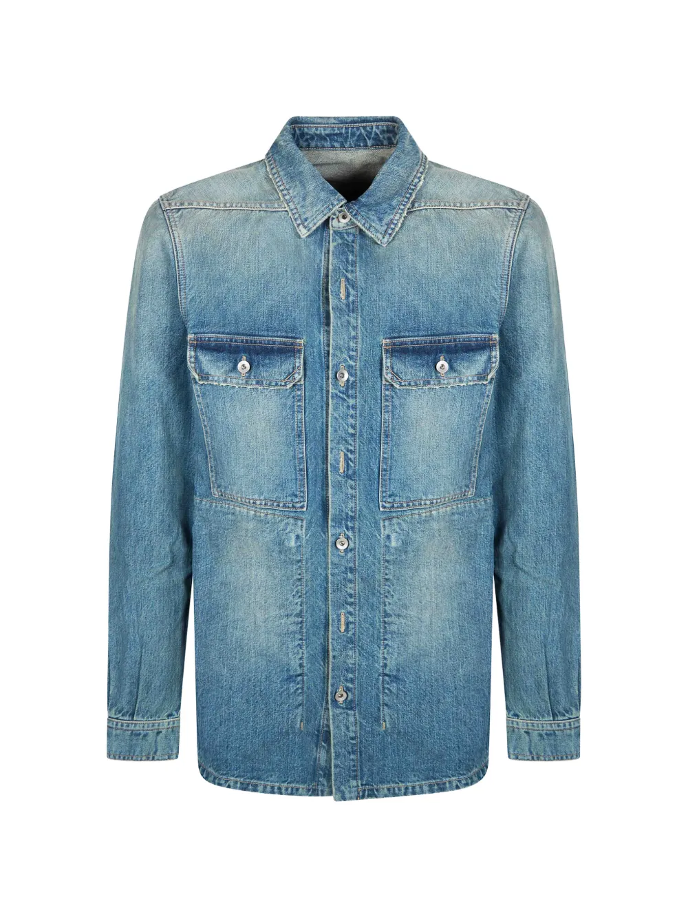 Джинсовая рубашка-куртка Rick Owens Drkshdw, синий
Джинсовая рубашка-куртка Rick Owens Drkshdw, синий