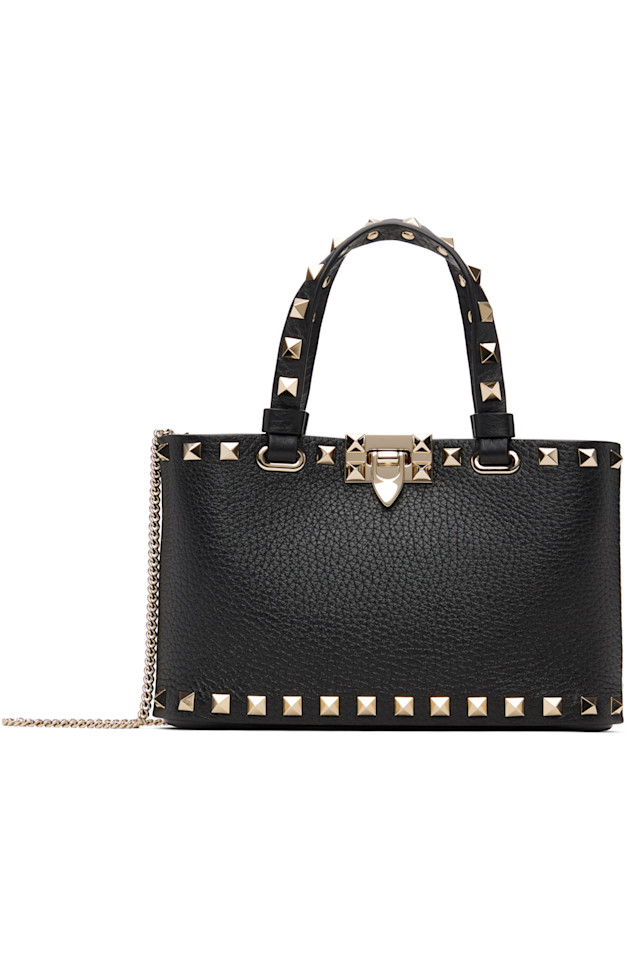 Мини-Сумка для покупок Rockstud Valentino Garavani, черный
Мини-Сумка для покупок Rockstud Valentino Garavani, черный