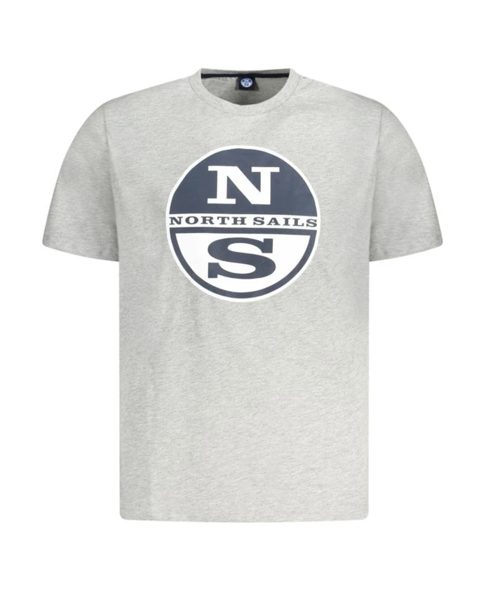 Хлопковая футболка с круглым вырезом и графическим принтом North Sails, серый
Хлопковая футболка с круглым вырезом и графическим принтом North Sails, серый