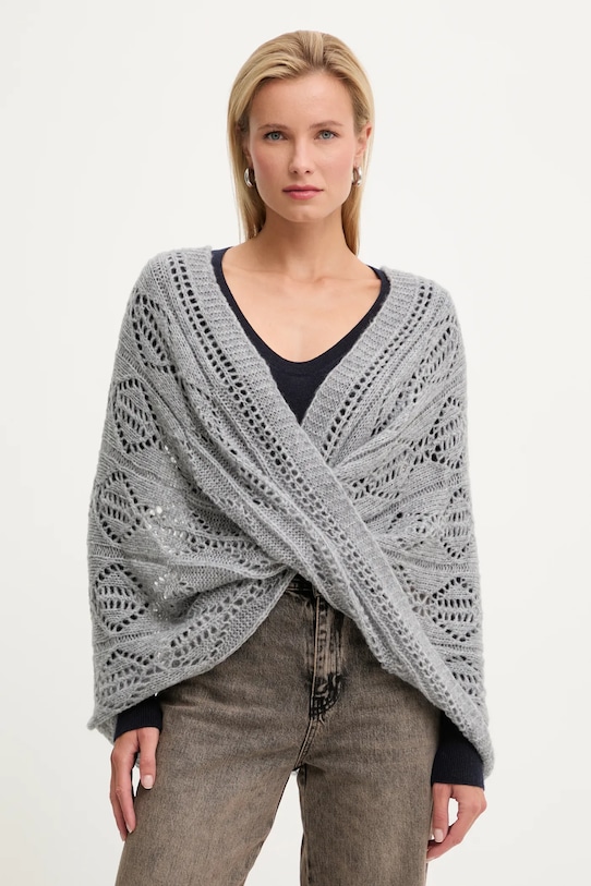 Шарф из мериносовой шерсти Answear.Lab, серый
Шарф из мериносовой шерсти Answear.Lab, серый