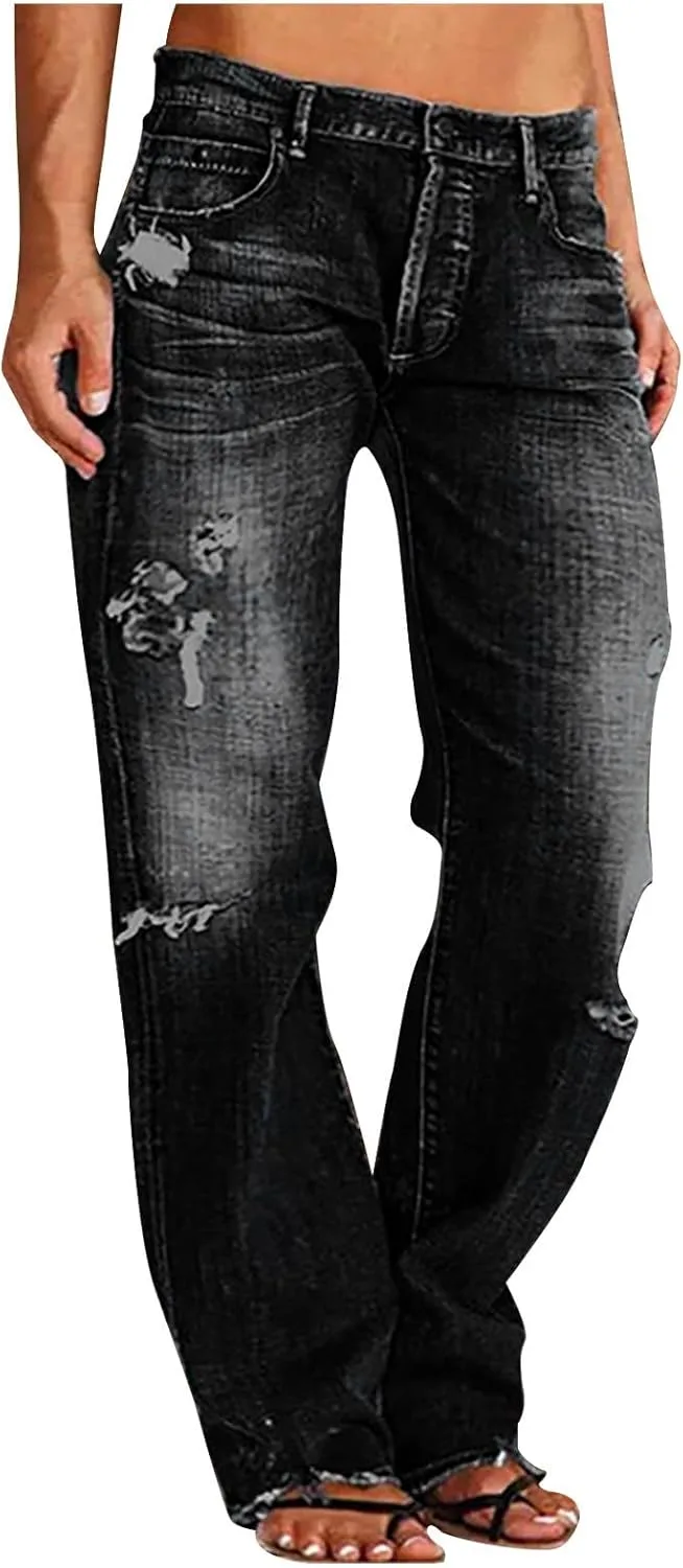 Ruziyoog женские джинсы distressed straight leg low rise
Ruziyoog женские джинсы distressed straight leg low rise