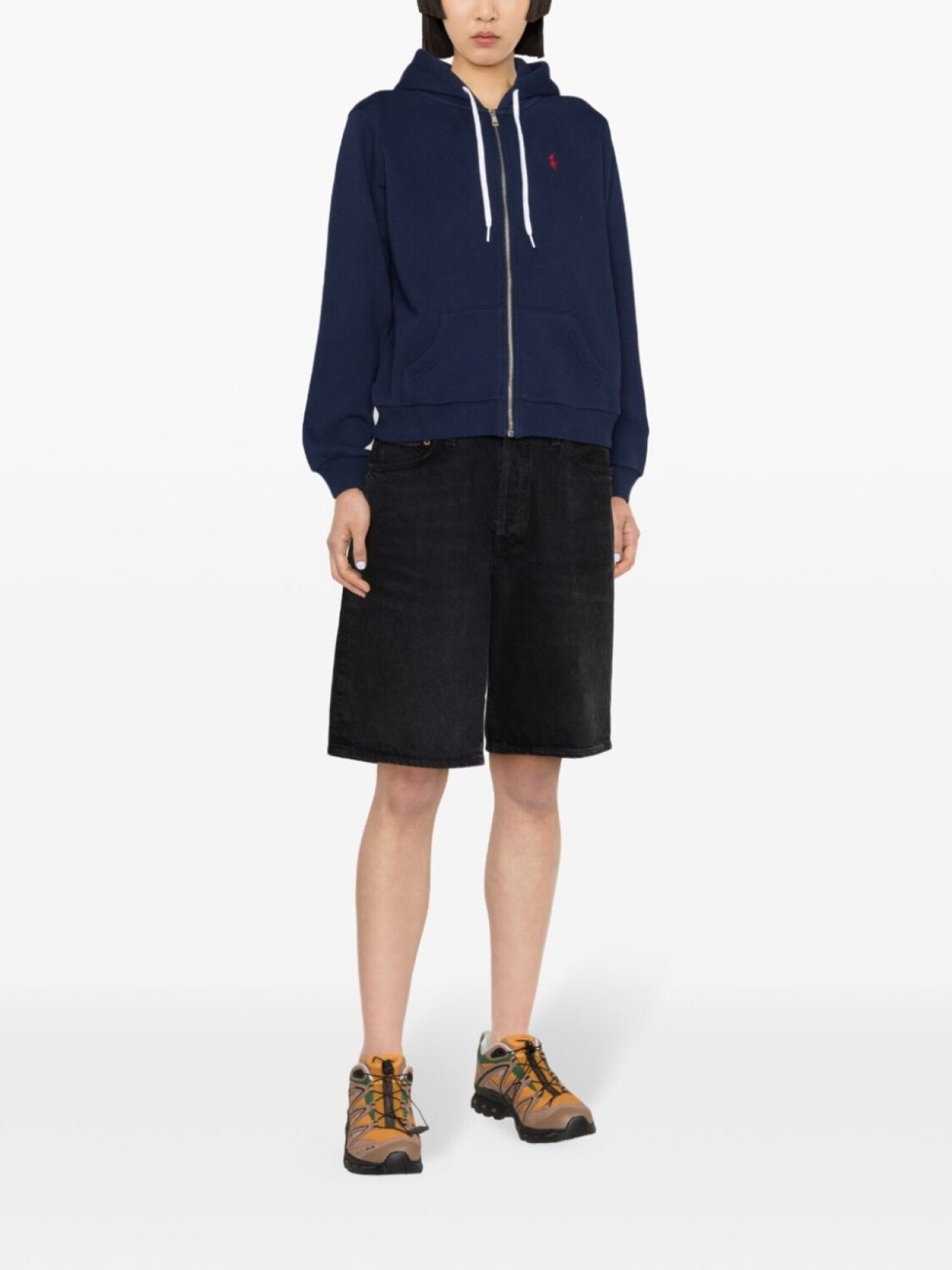 Polo Ralph Lauren худи на молнии с вышивкой Polo Pony, синий
Polo Ralph Lauren худи на молнии с вышивкой Polo Pony, синий