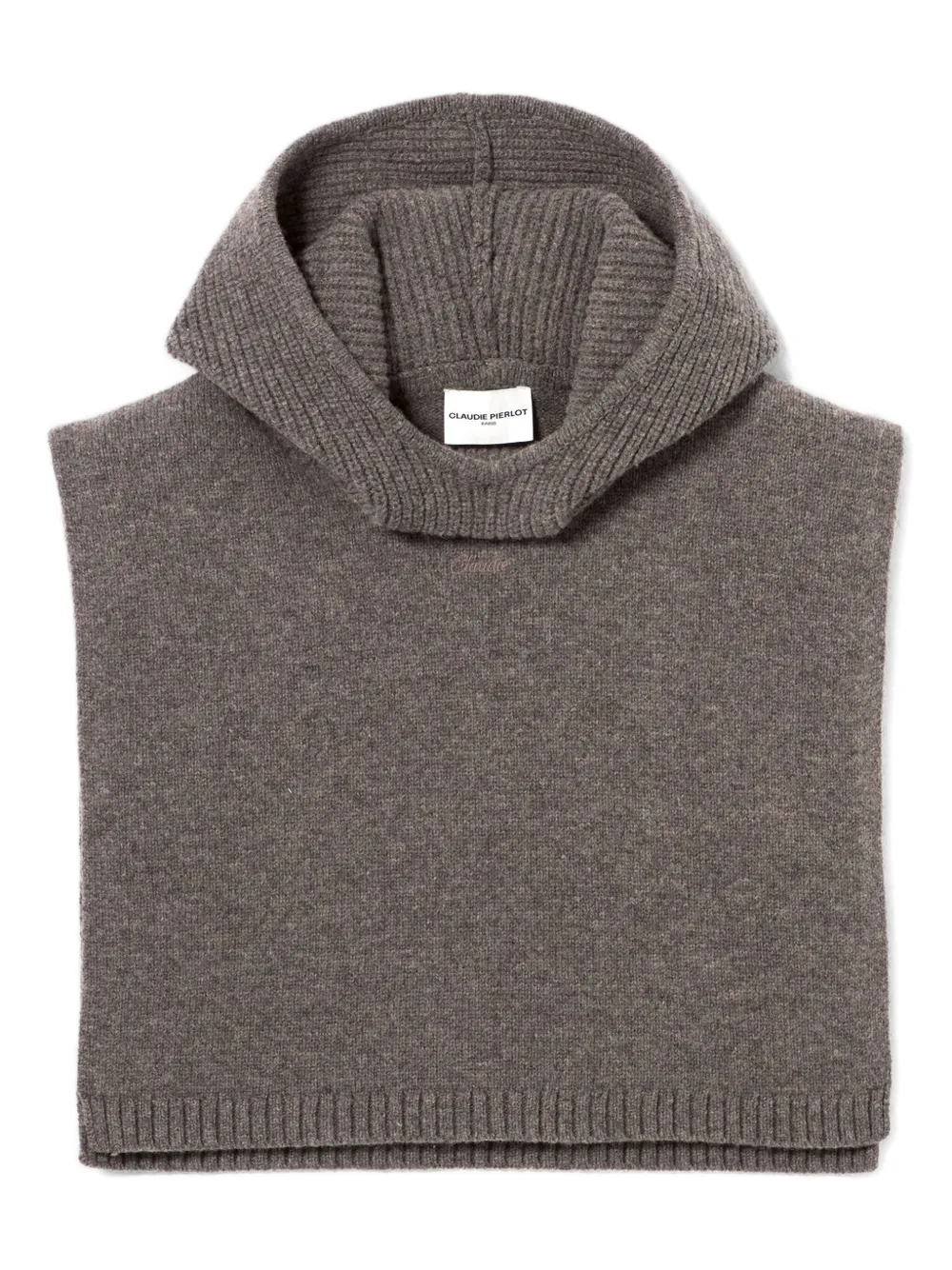 Шерстяной шарф с капюшоном Claudie Pierlot, коричневый
Шерстяной шарф с капюшоном Claudie Pierlot, коричневый