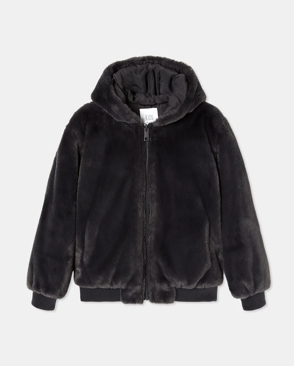 Детское пальто с капюшоном из меха Kids El Corte Inglés, антрацитовый
Детское пальто с капюшоном из меха Kids El Corte Inglés, антрацитовый