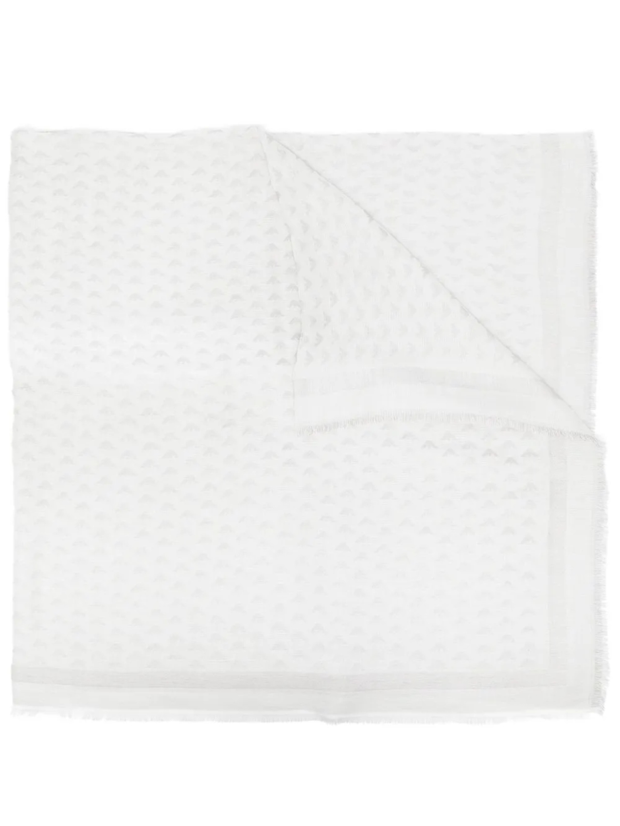 Emporio Armani шарф с бахромой и монограммой, серый
Emporio Armani шарф с бахромой и монограммой, серый