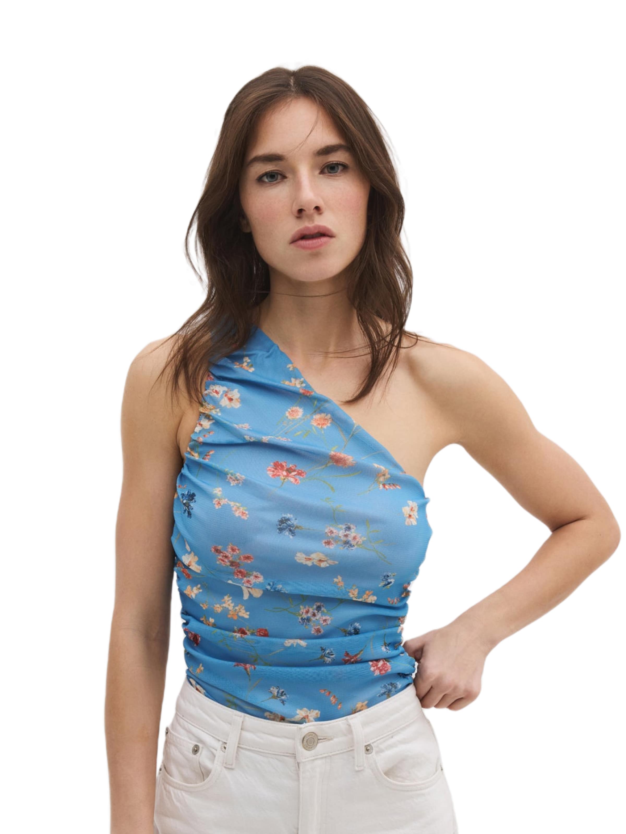 No Matter What Боди-рубашка в синем цвете
No Matter What Боди-рубашка в синем цвете