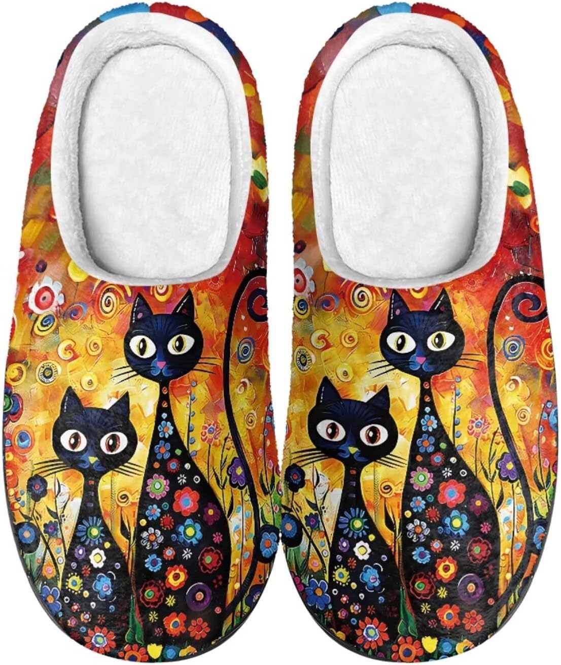 Уютные тапочки, мягкие и удобные, с нескользящей подошвой, для женщин и мужчин, домашняя обувь, обувь для спальни Cadowhimsy, Abstract Floral Cat
Уютные тапочки, мягкие и удобные, с нескользящей подошвой, для женщин и мужчин, домашняя обувь, обувь для спальни Cadowhimsy, Abstract Floral Cat