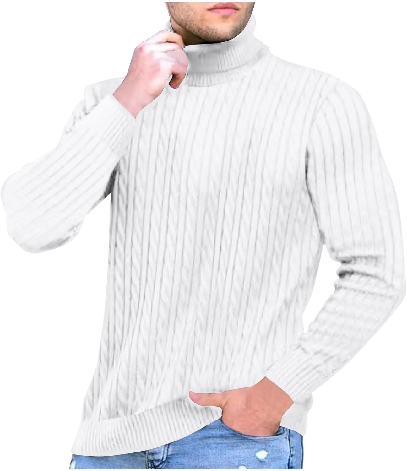 Мужской свитер Casual с длинными рукавами и отложным воротником RALUEMID
Мужской свитер Casual с длинными рукавами и отложным воротником RALUEMID