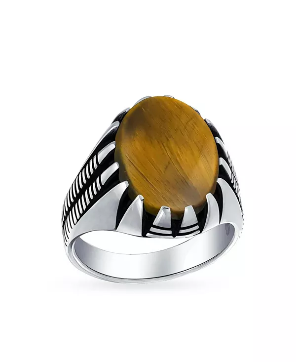 Комплект украшений для байкеров, большое овальное кольцо-печатка с кабошоном в стиле вестерн из окисленного серебра Bling Jewelry, brown
Комплект украшений для байкеров, большое овальное кольцо-печатка с кабошоном в стиле вестерн из окисленного серебра Bling Jewelry, brown