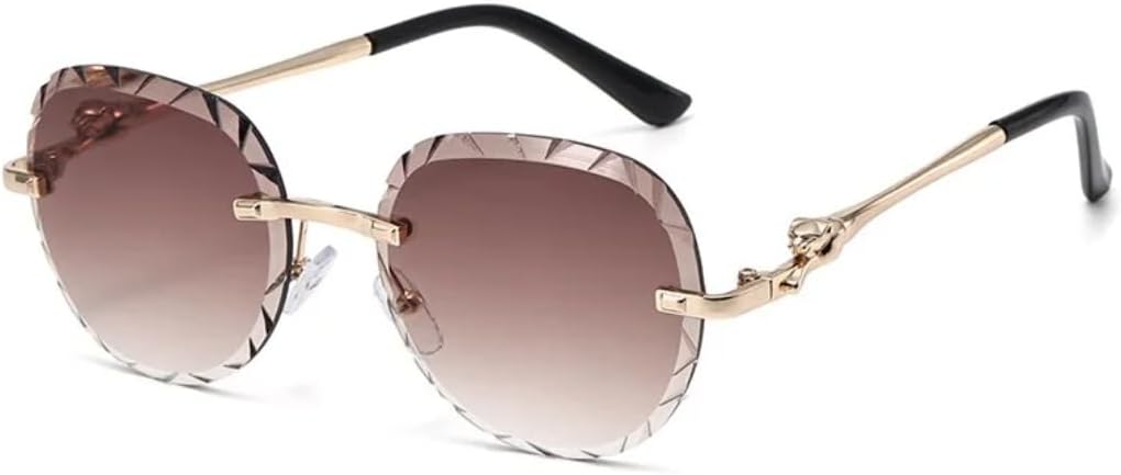 Солнцезащитные очки для мужчин и женщин - защита UV400 - круглые, градиентный цвет "леопардовый принт", для занятий спортом на открытом воздухе и вождения DSVIGF, Brown
Солнцезащитные очки для мужчин и женщин - защита UV400 - круглые, градиентный цвет "леопардовый принт", для занятий спортом на открытом воздухе и вождения DSVIGF, Brown